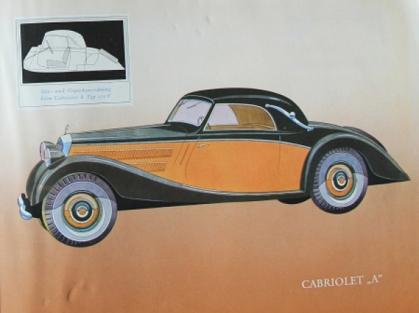 Mercedes-Benz 170 V Modelprogram 1938 Carbrochure (7620)