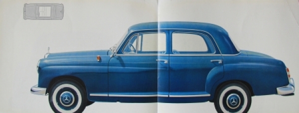 Mercedes-Benz 190 D Modelprogram 1959 Carbrochure (7622)