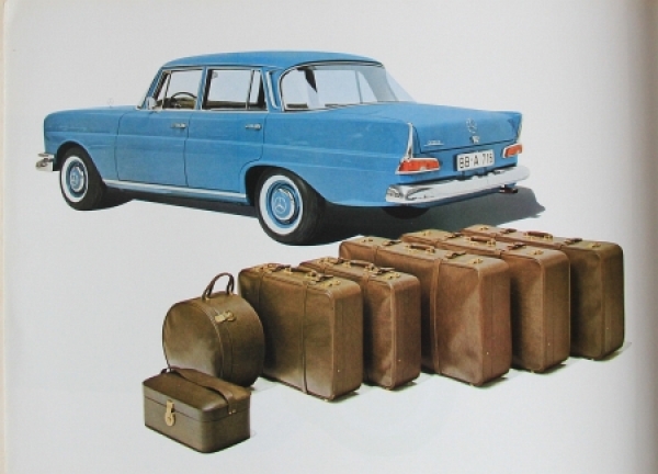 Mercedes-Benz 220 Modellprogramm 1964 Automobilprospekt (7632)