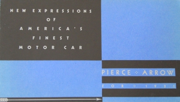 Pierce-Arrow Modelprogram 1932 Prestigebrochure (7212)