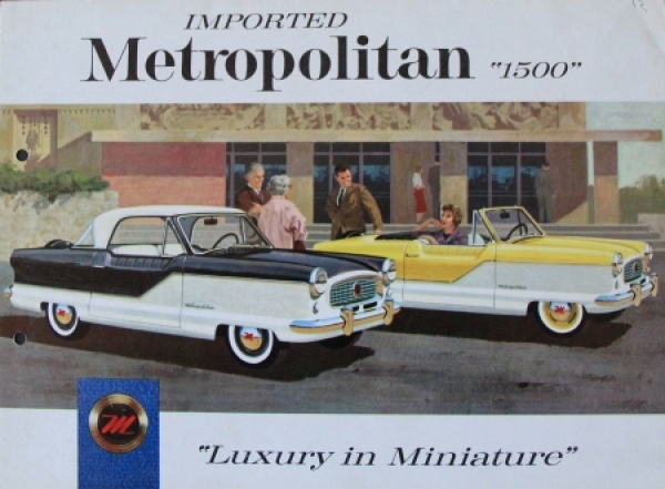 Nash Metropolitan 1500 Modelprogram 1959 Carbrochure (8518)