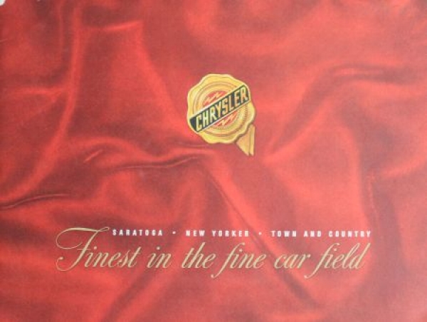 Chrysler Modelprogram 1950 "Finest in the fine car field" Carbrochure (7197)