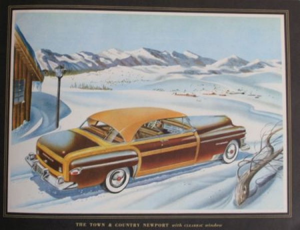 Chrysler Modelprogram 1950 "Finest in the fine car field" Carbrochure (7197)