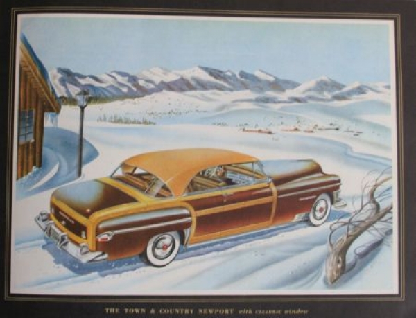 Chrysler Modellprogramm 1950 "Finest in the fine car field" Automobilprospekt (7197)