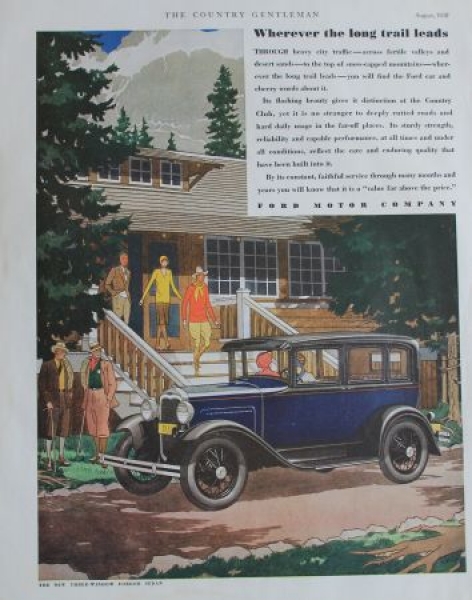 Ford Model A Fordor Sedan 1930 Advertising (1292)