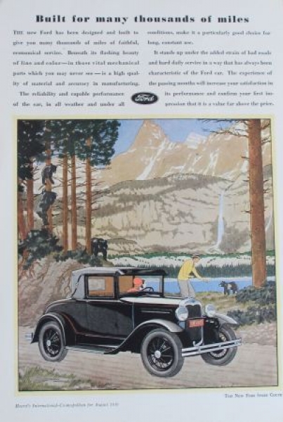 Ford Model A Sport Coupe 1930 Advertising (1290)