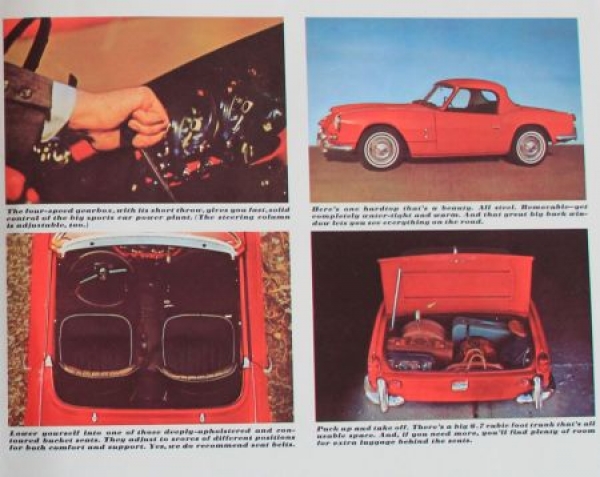 Triumph Spitfire Modelprogram 1965 Carbrochure (7252)