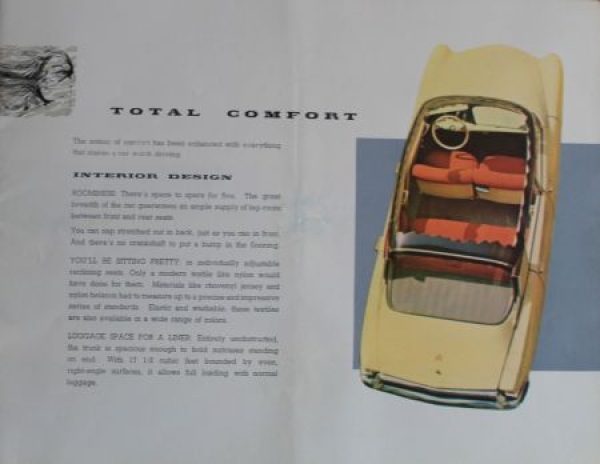 Citroen DS Modelprogram 1960 Carbrochure (7259)