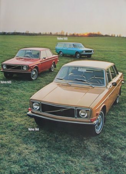 Volvo 140 Modelprogram 1970 Carbrochure (7264)