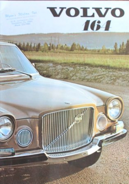 Volvo 164 Modelprogram 1970 Carbrochure (7292)