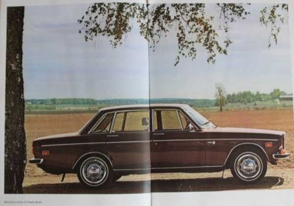 Volvo 164 Modelprogram 1970 Carbrochure (7292)