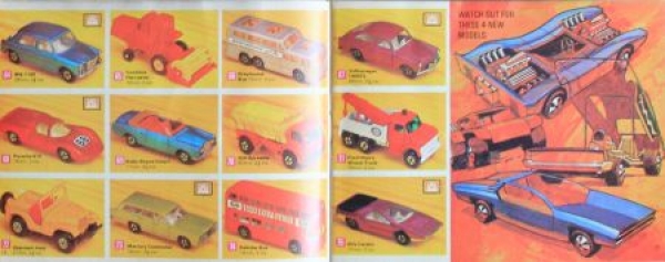 Matchbox "Collectors Catalog USA" 1971 Toybrochure (1116)