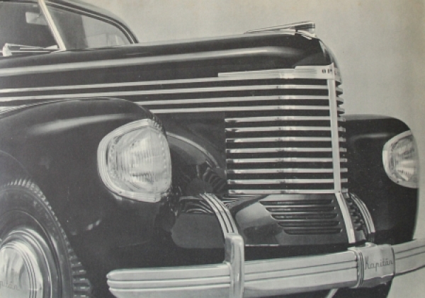 Opel Kapitaen Modelprogram 1939 Automobile-Prestigebrochure (7996)