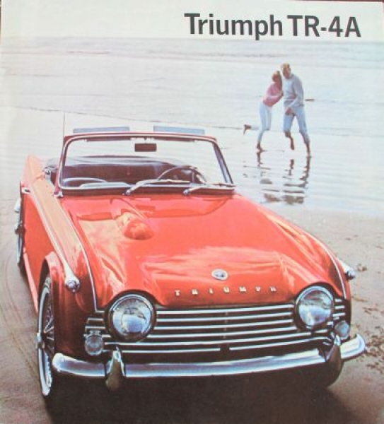 Triumph TR 4 A Modellprogramm 1965 Automobilprospekt (2261)