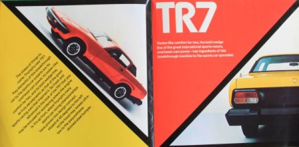 Triumph TR 7 Modelprogram 1976 Carbrochure (2257)