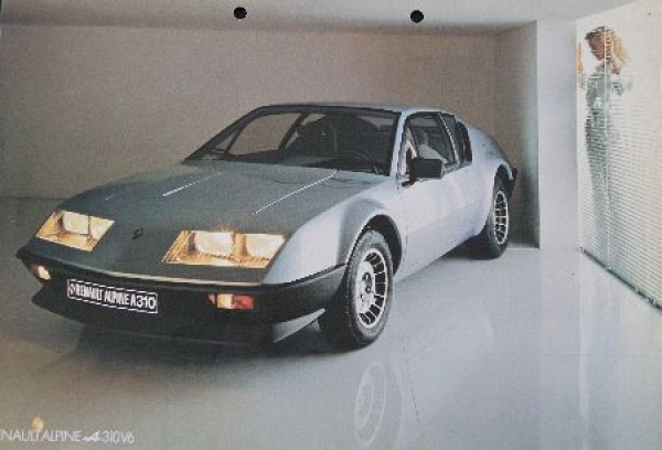Renault Alpine A 310 Modelprogram 1980 Carbrochure (7283)