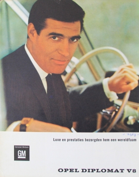 Opel Diplomat V8 Modellprogramm 1967 Automobilprospekt (7992)