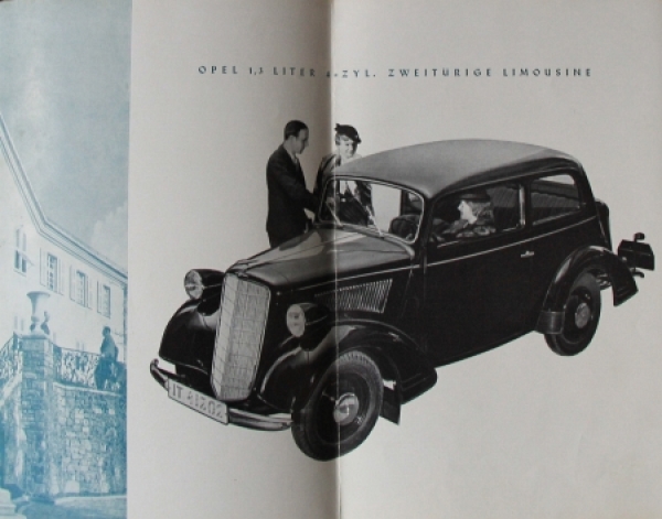 Opel Modelprogram 1935 Carbrochure (7922)