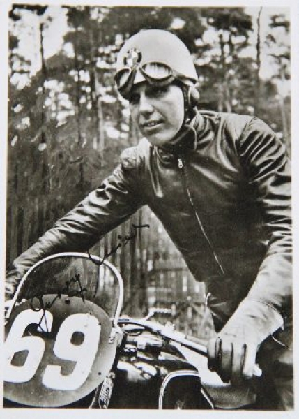 Georg Meier Motorbike-Racingdriver 1963 original autograph (7377)
