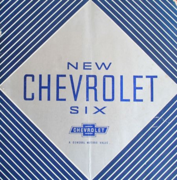 Chevrolet Six Modelprogram 1933 Carbrochure (2251)
