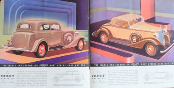 Chevrolet Six Modelprogram 1933 Carbrochure (2251)