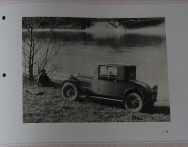 Fiat 509 Modelprogram 1929 Carbrochure (7418)