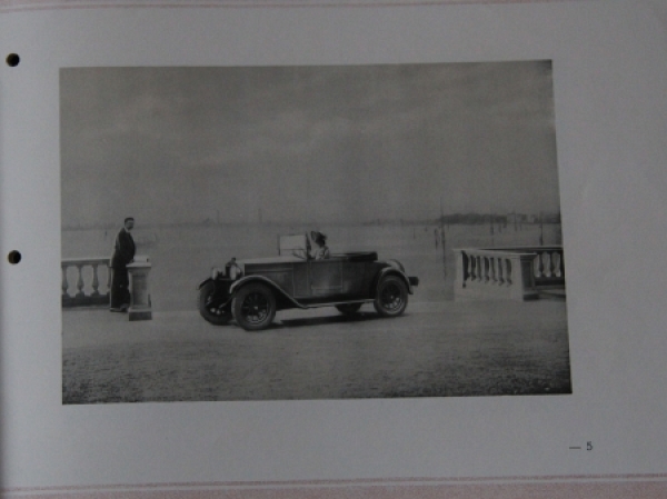 Fiat 509 Modelprogram 1929 Carbrochure (7418)