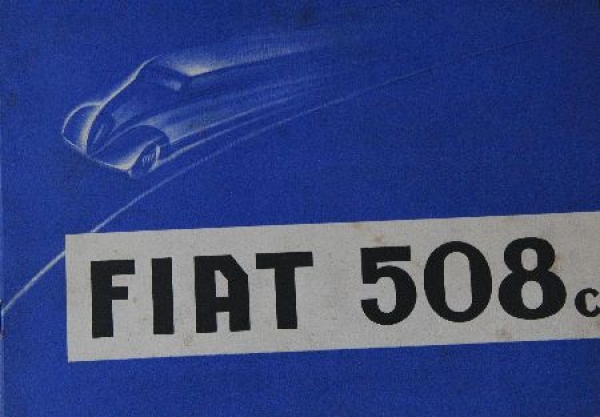 Fiat 508c Modelprogram 1937 Carbrochure (7429)
