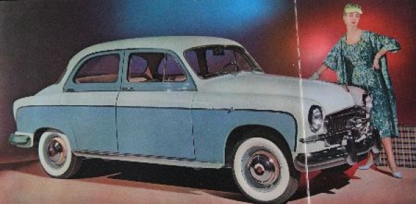 Fiat 1400 B Modelprogram 1954 Carbrochure (7448)