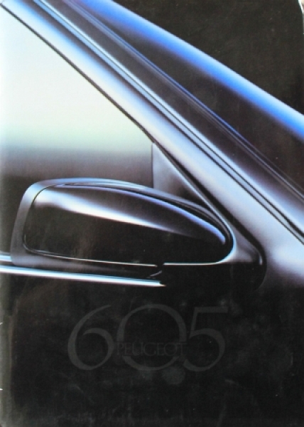 Peugeot 605 Modelprogram 1992 Carbrochure (9093)