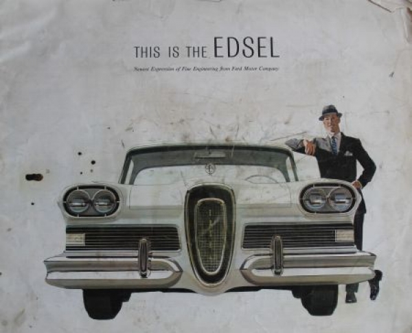 Edsel Ford Modelprogram 1958 "This is the Edsel" Carbrochure (2202)