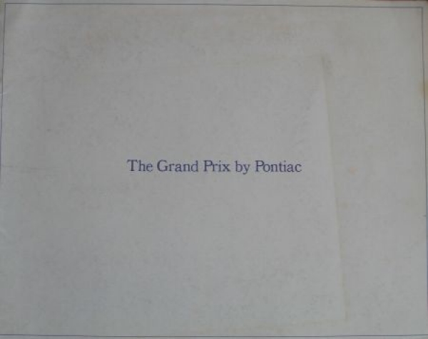 Pontiac Grand Prix Modelprogram 1965 Carbrochure (2270)
