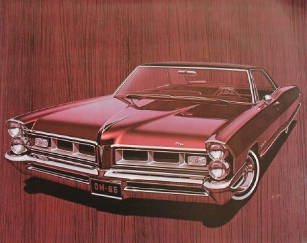 Pontiac Grand Prix Modelprogram 1965 Carbrochure (2270)