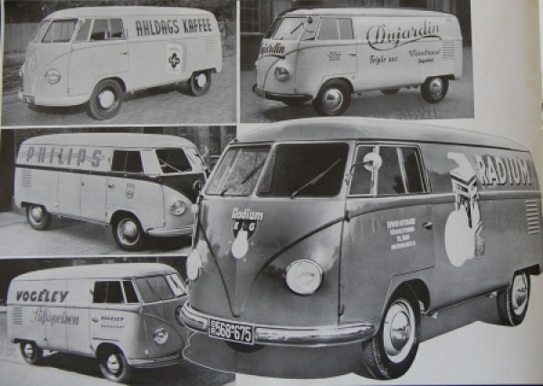 Volkswagen T1 Transporter Modelprogram 1952 "Wer faehrt Transporter" Carbrochure (7497)