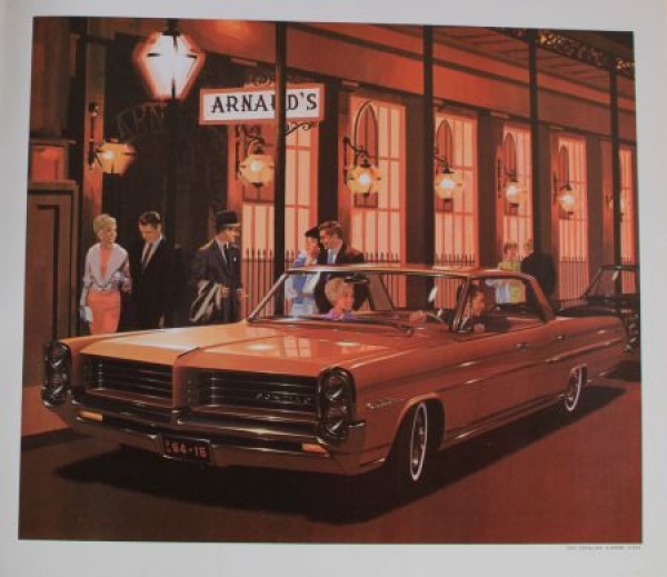 Pontiac Modelprogram 1964 "Success Car Edition" Carbrochure (2268)