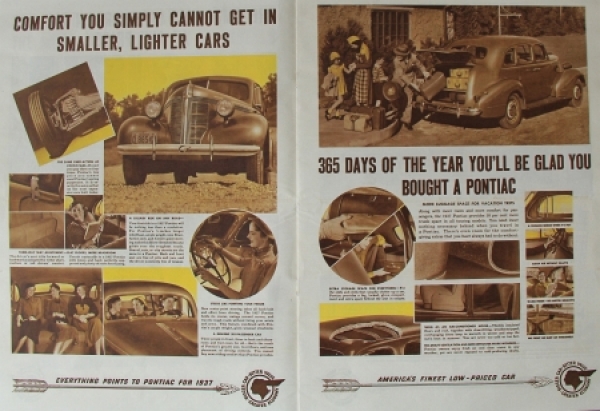 Pontiac Modelprogram 1937 Carbrochure (8026)