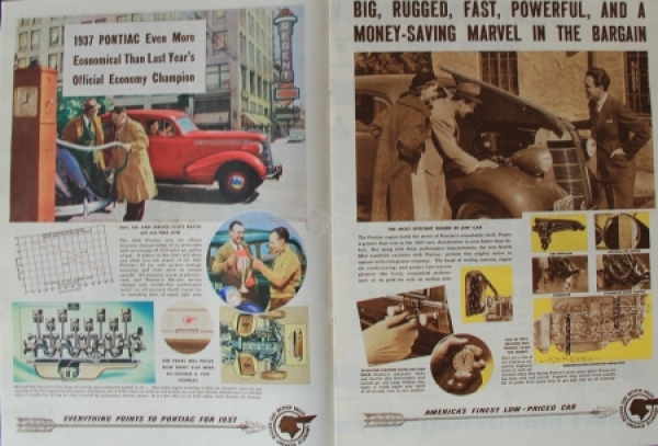 Pontiac Modelprogram 1937 Carbrochure (8026)