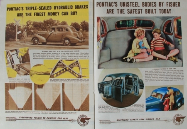 Pontiac Modelprogram 1937 Carbrochure (8026)