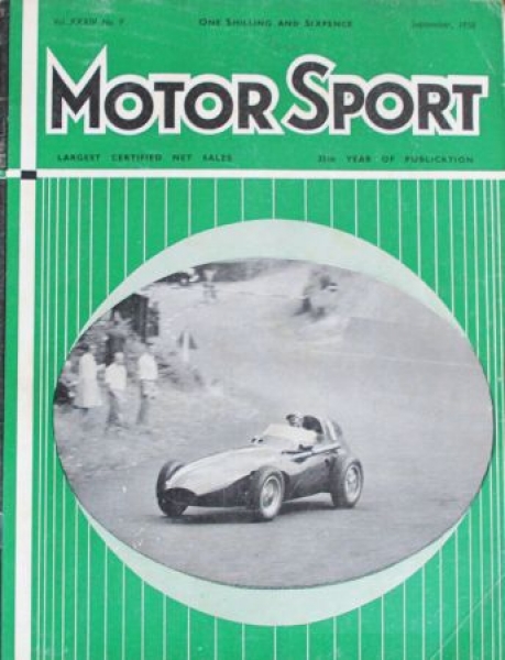 "Motor Sport" Motorracing-Magazine 1958 (2130)