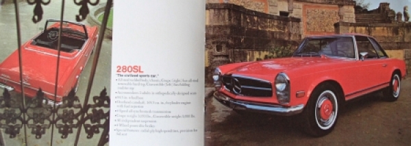 Mercedes-Benz Modelprogram USA 1969 Carbrochure (7534)