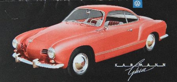 Volkswagen Karmann-Ghia Modelprogram 1958 Carbrochure (7540)