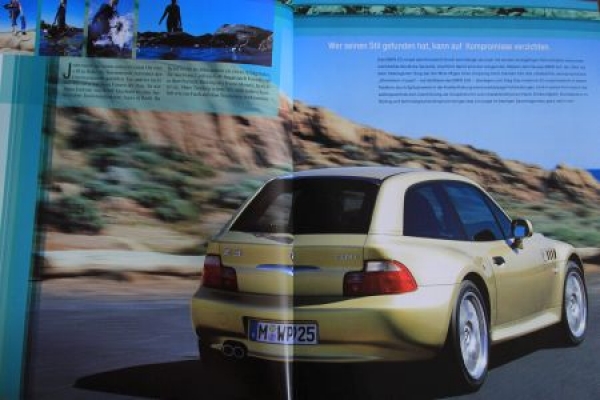 BMW Z 3 Roadster Modelprogram 2001 Carbrochure (2126)
