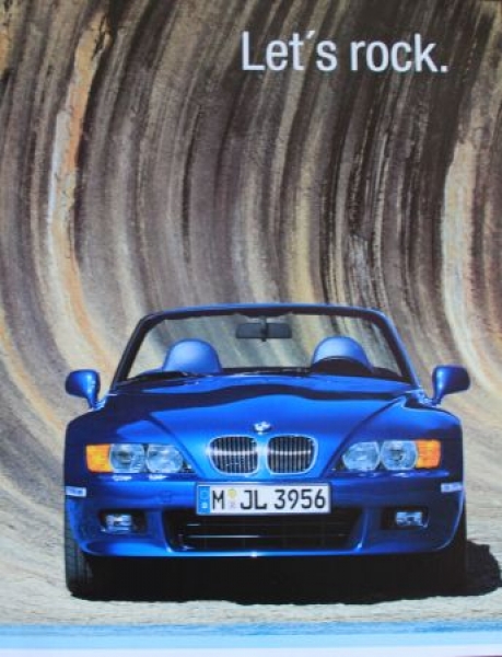 BMW Z 3 Roadster Modelprogram 2001 Carbrochure (2126)