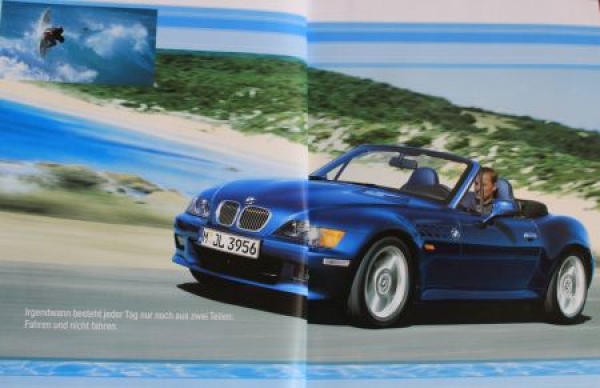 BMW Z 3 Roadster Modelprogram 2001 Carbrochure (2126)