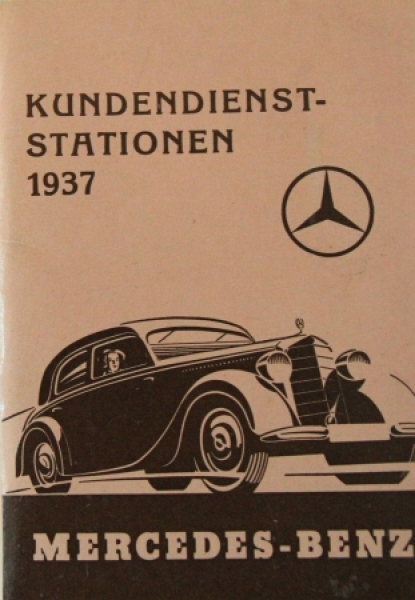 Mercedes-Benz Customer-Station 1937 Carbrochure (7549)