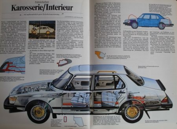 Saab 900 Modelprogram 1981 "Gut durchdacht und richtig konstruiert" Carbrochure (2068)