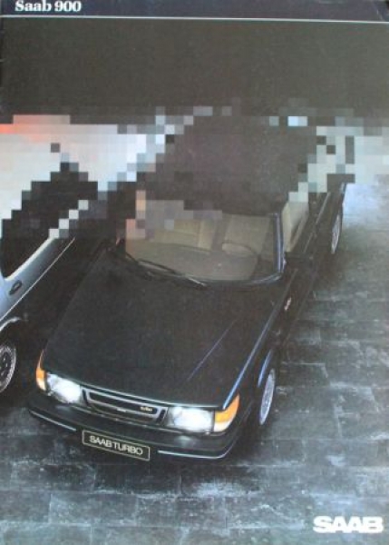 Saab 900 Modelprogram 1983 Carbrochure (2067)