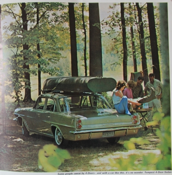 Pontiac Tempest Modelprogram 1963 Carbrochure (8009)