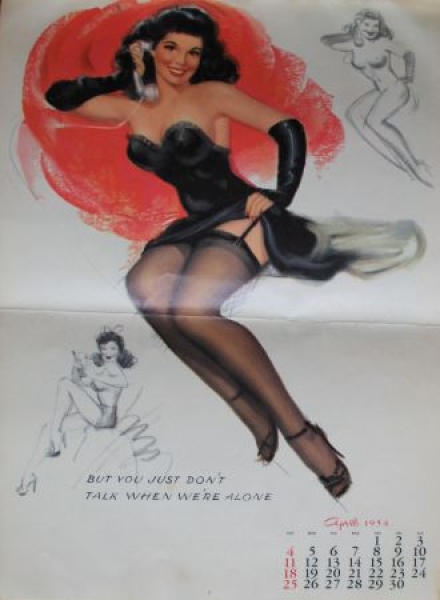 Studio Sketches Pin-up Calendar 1954 Marilyn Monroe (1847)