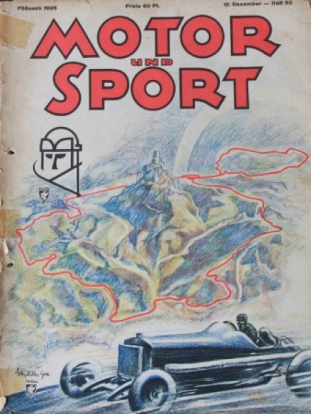 "Motor & Sport" Motor-Magazine Poessneck 1926 (7586)